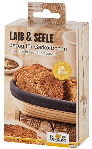 RBV Birkmann, 700659, Laib und Seele, Bezug für Gärkörbchen, länglich, schmal, Baumwolle
