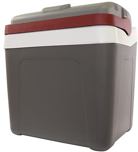 Koolatron Electric Cool Box - 12 V Powered Cooler For Car, Camping, Travel, Hard Sided Refrigerator For Vehicle, Caravan, Hot & Cold Function, Cools Drinks,Food For Road Trip, 24 L