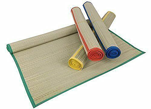 DIVCHI Straw Beach Mat 60 x 180cm, Foldable Outdoor Blanket for Travel, Camping, Hiking, Outdoor Picnics, Lightweight