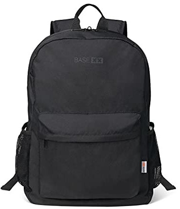 base xx Laptop Rucksack B2 – 14.1 Zoll – wasserabweisender Notebook Rucksack mit gepolstertem Hauptfach, großzügigem Stauraum, Befestigungsriemen und 13 Liter Fassungsvermögen, schwarz