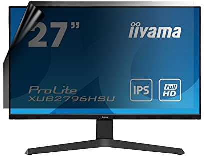 Celicious Privacy Lite 2-Way Anti-Glare Anti-Spy Filter Screen Protector Film Compatible with iiYama Monitor ProLite 27 (XUB2796HSU-B1)