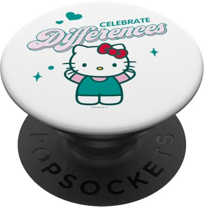 Feiern Sie Unterschiede - Hello Kitty PopSockets mit austauschbarem PopGrip