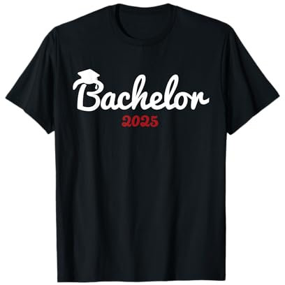 Bachelor Hut 2025 Abschluss Geschenk Bachelorabschluss T-Shirt