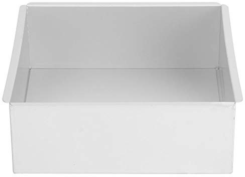 Alvinlite quadratische Käsekuchenform aus eloxiertem Aluminium mit abnehmbarem Boden, antihaftbeschichtete Brownie-Chiffon-Kuchen-Backform, 1 Packung, 20,3 x 20,3 x 7,6 cm