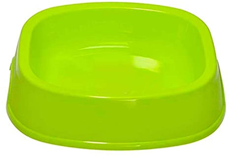 Acan Comedero Bebedero Cuadrado para Las Mascotas del hogar, Plato,Bandeja, Perro, Gato. Capacidad de 0,3 L Color Surtido. 4,5 x 16 x 14,5 cm