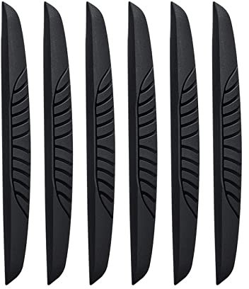 acdokuk 6 PCS Car Door Edge Protector, Car Door Protectors Bump Guards, Anti-rub Decorative Strips, Universal Car Rear View Mirror Edge Protection Front and Rear, for Car and Truck Doors