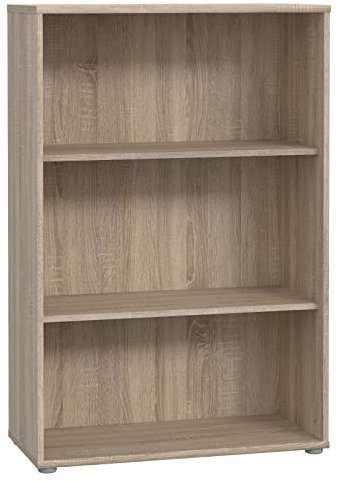Newroom Regal Sonoma Eiche Bücherregal Modern - 73,7x111,1x34,8 cm (BxHxT) - Standregal Schrank - [Albus.Fifteen] Büro Arbeitszimmer Wohnzimmer
