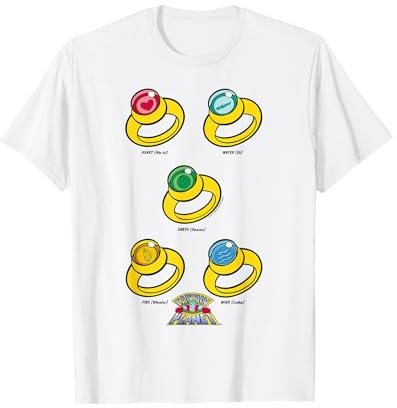 Captain Planet Rings of Power T-Shirt