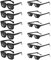 Thug Life Party-Sonnenbrille, 8 Bit, Pixelated Mosaic Gamer MLG Foto Requisiten Unisex Brille 12 Stück