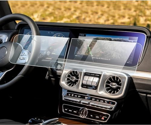 YEE PIN CLA GLB Kompatibel mit Mercedes GLA H247 CLA C118 GLB X247 2020-2023 Displayschutzfolie Navigation Schutzfolie GPS Navi Folie 9H Gehärtetes C118 H247 Schutz Kratzfest