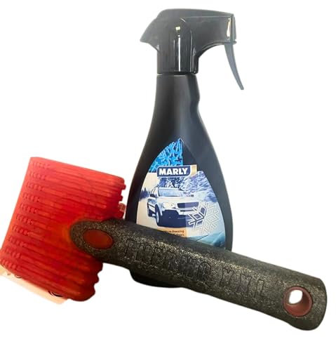 Speed-Reifen 500ml Premium Enteiser Spray + GRATIS Eiskratzer Auto, Winter, Schnell & Effektiv