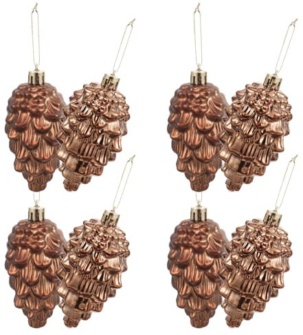 MAGICLULU 8stücke Teiliges Weihnachtsdeko Aus Hängende Tannenzapfen Für Christbaum Weihnachtsbaum-Ornamente Vielseitige Dekoration Für Festliche Jahreszeit