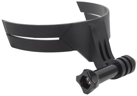 Motorradhelm Kinnhalterung für Action Kamera, Stabile und Langlebige Motorradhelm Kinnhalterung mit Klebebändern, für Mobiltelefon, Breite Kompatibilität