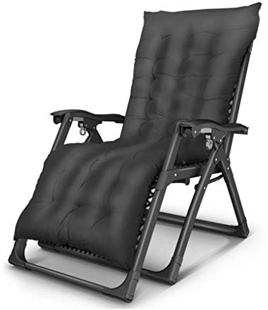 Sonnenliege, Schwerkraft für Garten, klappbarer Liegestuhl, faltbar, strapazierfähig, Metall, tragbar, entspannend, Liege, Gartenmöbel für Rasen, Outdoor, Terrasse, Strand, Camping, schöne Landschaft