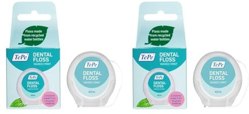 TePe Filo interdentale espandibile, filo privo di sostanze PFAs, fili multiplo che si gonfiano per una pulizia interdentale delicata ed efficiente, per spazi stretti e non (Confezione da 2)