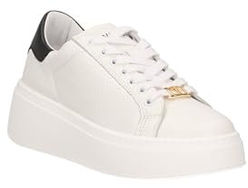 TWIN SET Sneakers Flatform Bianco Ottico Nero