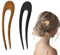 2 Pcs Bois en Forme de U Pince à Cheveux, Française Épingles à Chignon, 15.5 cm Fourchette Piques Cheveux de Santal, Épingle à Cheveux à Double Fourche pour Femmes Filles Accessoires de Coiffure