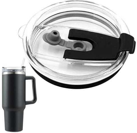 Whrcy Tapas de vaso de repuesto, tapas deslizantes de cierre abierto a prueba de salpicaduras, tapas de botella de bebida, cubiertas de taza para vaso de boca