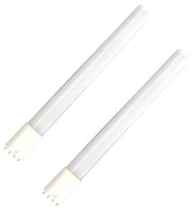 Bombilla LED 2G11 G23, bombilla PL horizontal, 18 W, 410 mm de longitud, alto brillo, 3000-6000 K, tubo de barra de bombilla LED de aluminio para el hogar, el garaje y el almacén(Cool White 6000K)
