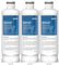 DA97 17376B Water Filter Replacement,Compatible For Samsung, Water Filter DA97-17376B HAF QIN EXP HAF-QIN/EXP HAF-QIN DA97-08006C, 1-4 PACK(3pcs)