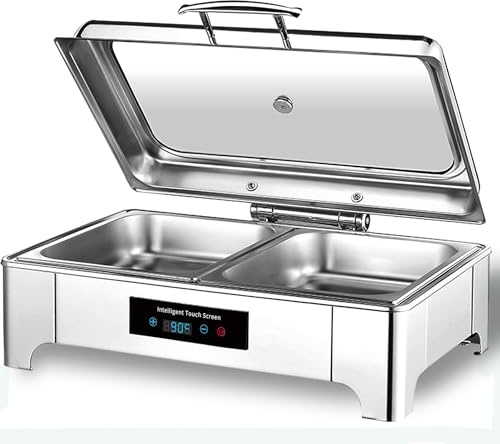 IELSH Chafing Dish Elettrico, 9L Scaldavivande Elettrico per Buffet(1/2)