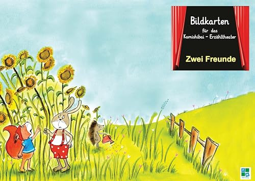Zwei Freunde: Bildkarten für das Kamishibai-Theater DINA 3