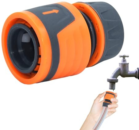 Gartenschlauch Anschluss Armaturen – Robuste Wasserschlauchverbinder und Adapter, Leckagefreie Schlauchkupplung für Reparaturen | Vielseitige Schlaucharmaturen für Verbindungsschläuche und Rohre