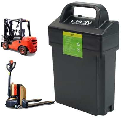 JCXYL EV Batterie 24 V 20 Ah pour transpalette électrique, Batterie 24 Volts pour Chariot élévateur électrique, Batteries LiFePO4 24 V pour Kits Moteurs MT12/EPT12-EZ 0-500 W
