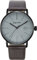 Gigandet Herren-Armbanduhr Minimalism Quarz Analog Leder braun G42-011