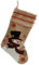 zeitzone Weihnachtsstrumpf Schneemann Nikolausstiefel Jute Nikolausstrumpf Weihnachtssocke 40cm