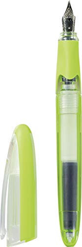 Brunnen 102911452, Füller Länge: 13 cm, kiwi, kombiniert mit klar transparent Stripe, Colour Code