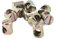 N/A - Dadi per bulloni incrociati, 4,5 x 10 mm, 10 pezzi, bronzo