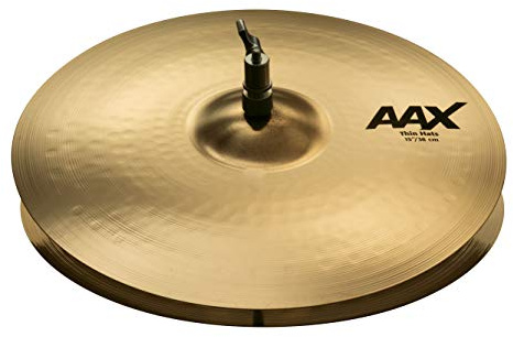 Sabian AAX 21501XCB - Piatti Hi-Hat sottili, finitura brillante, 38 cm
