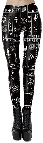 Ocultica Occult Symbol Leggings Frauen Leggings schwarz L 88% Polyester, 12% Elasthan Gothic, Rockwear