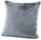 heimtexland ® Flanell Kuschel Kissen Super Soft Dekokissen Plüsch Typ380 Kissenhülle Grau 48x48 cm