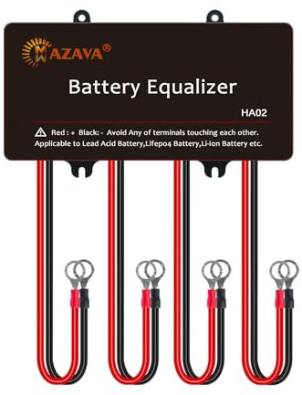 HA02 Battery Equalizer 24V 48V 51.2V Voltage Solar System Charge Controller Connect Parallel Series 4PCS x 3.2V 6V 12V 12.8V lifepo4 Lead Acid Li-ion Battery