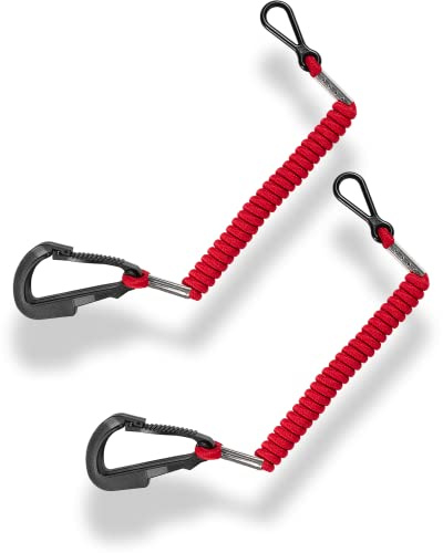 8M0092849 Boat Kill Switch Lanyard - [2 PCS] Boat Engine Emergency Stop Switch, Safety Lanyard Cord Tether for Mercury Mercruiser Outboard Motor Replacement 15920T54, 15920A54, 15920Q54, Red, 36 Inch