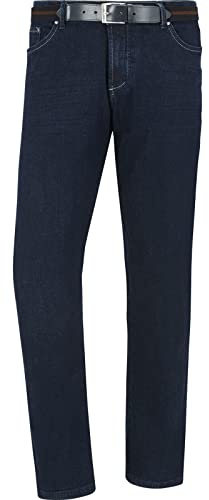 Jan Vanderstorm Herren Tiefbundjeans Joel | Denim mit vielen Taschen | Used-Look | Baumwoll-Mischung | große Größen L-7XL