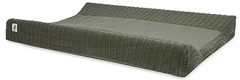 Jollein 022-506-67010 Wickelauflagenbezug Strick Pure Knit grün (50x70 cm)