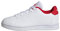 adidas Advantage Lifestyle Court Lace Shoes Chaussures de Tennis, Cloud White/Cloud White/Scarlet, 35.5 EU