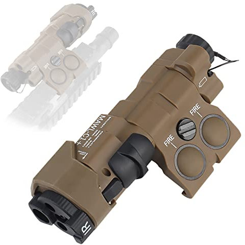 CZMYCBG Im Freien Batteriehalter Aufbewahrungskoffer Tragbare Taktische Ausrüstung Batteriebox Kompatibel mit CR123/AA/AAA-Batterien für Airsoft Paintball-Jagdspiel,Braun