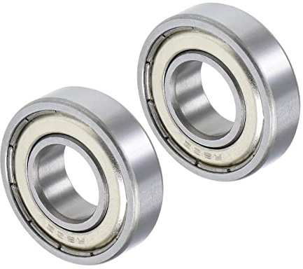 CoCud Tief Rillen Kugellager R8ZZ Modell 12.7mm x 28.575mm x 7.938mm Karbonstahl Doppelte Abschirmung Lager - (Anwendung: für Motor Skateboards Rollenräder) 2Stk
