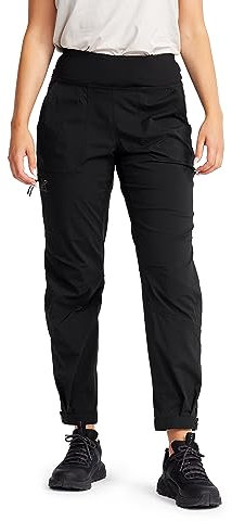 RevolutionRace Breezy Outdoor Pants für Damen, Leichte und atmungsaktive Hose für den Alltag und alle Outdoor-Aktivitäten, Black, XS