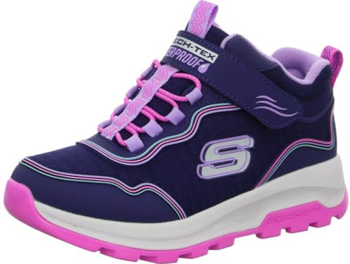 Skechers Storm Blazer Streamline Coast, Botas Cortas al Tobillo, Navy PU/Multi Trim, 28 EU