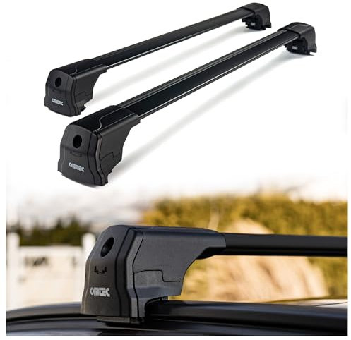 CHROMEMASTER | Dachgepäckträger Dachträger | Kompatibel mit Hyundai Kona 2023+ | Er dient zum Transport Einer Dachbox, Fahrradträger, Leiter | Leichte Konstruktion aus Aluminium