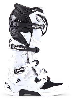 Alpinestars Motocross-Stiefel Tech 7 Weiß Gr. 42