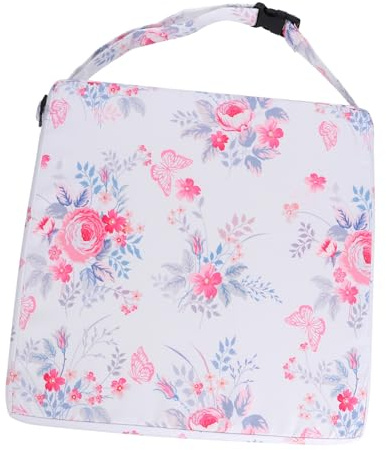 BESTonZON Abnehmbares Stuhlkissen mit Bindeband für Babystühle Waschbar aus Hochelastischem Schaumstoff und Polyester Praktische Sitzauflage für Kinder