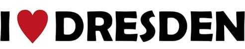 I Love Ich Liebe Dresden Aufkleber Sticker Autoaufkleber Städteaufkleber Sachsen ca. 16x3 cm