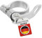 Liebdorf® Fahrrad Sattelklemme mit Schnellspanner - 31,8 und 34,9 Sattelstutzklemme aus Aluminium - Schwarz/Silber (Silber, 31.8mm)