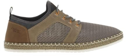 Rieker Herren Schnürhalbschuh in grau